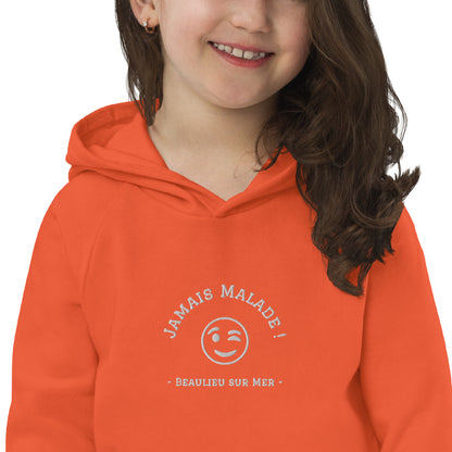 Hoodie Enfants Coton Bio H/F Orange