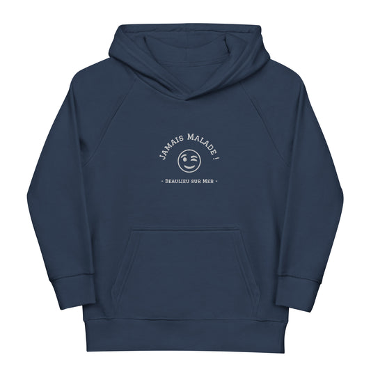 Hoodie Enfants Coton Bio H/F Bleu Marine