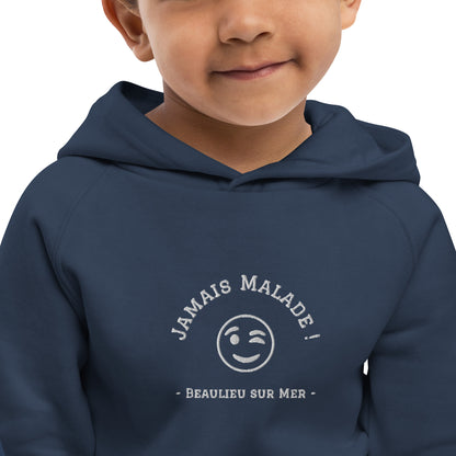 Hoodie Enfants Coton Bio H/F Bleu Marine