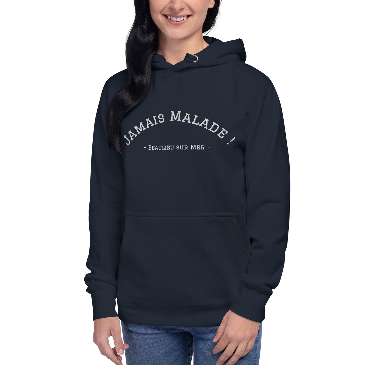 Hoodie Coton Premium H/F Bleu Marine